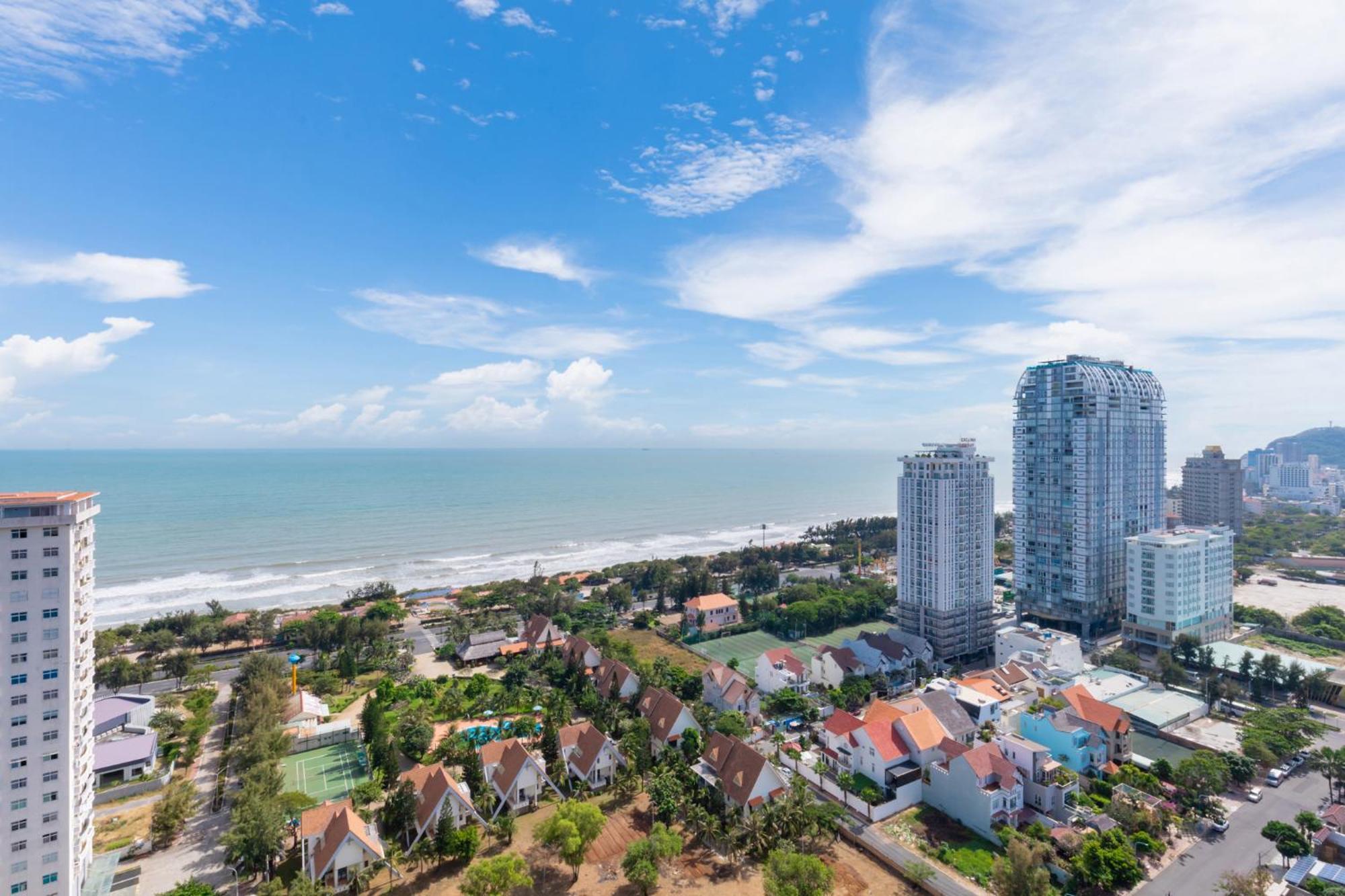 The Sóng Apartment - Căn Hộ Nghỉ Dưỡng Miễn Phí Hồ Bơi Vô Cực,Công Viên Nước Trẻ Em Vung Tau Exterior foto