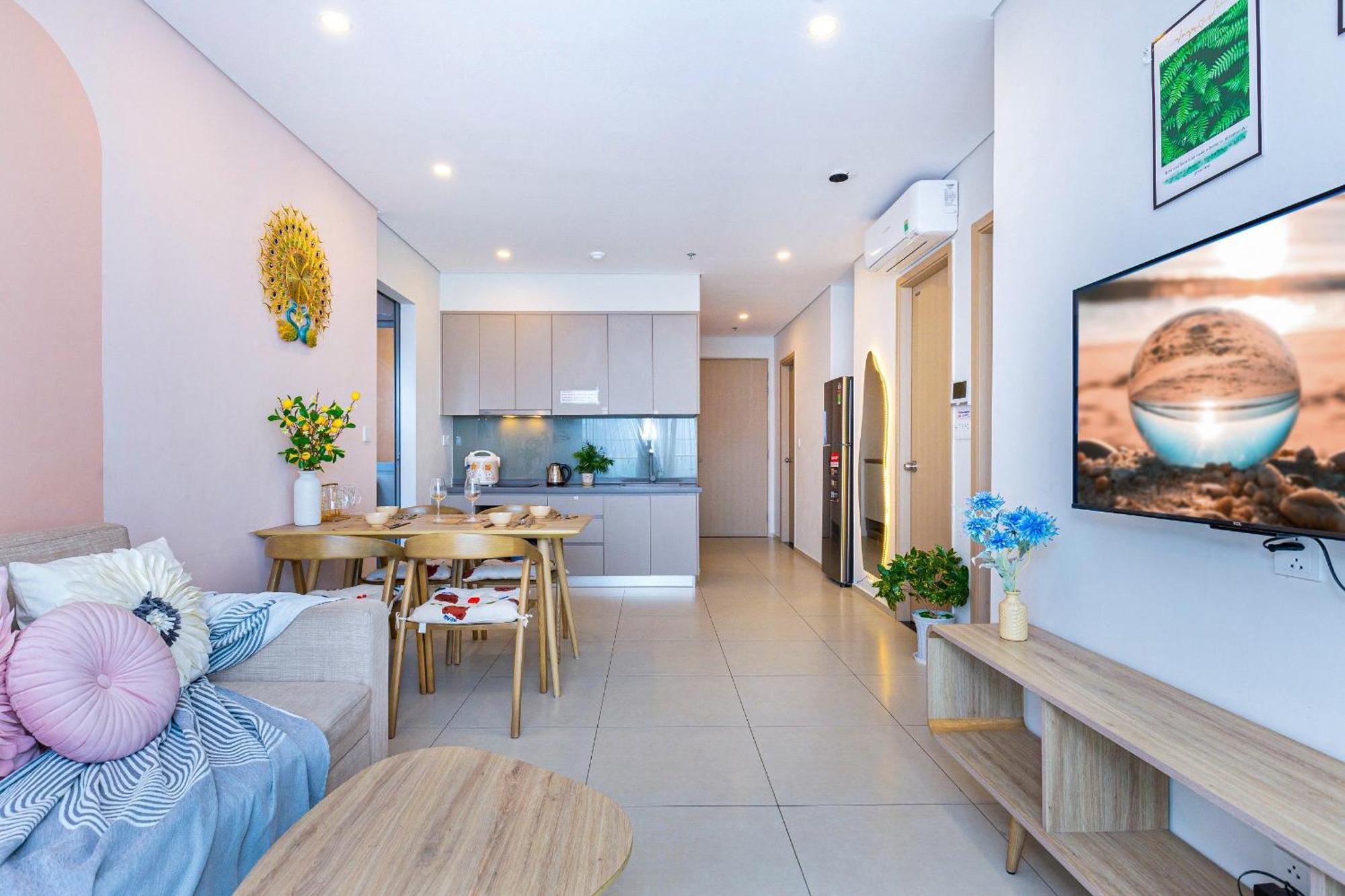 The Sóng Apartment - Căn Hộ Nghỉ Dưỡng Miễn Phí Hồ Bơi Vô Cực,Công Viên Nước Trẻ Em Vung Tau Exterior foto