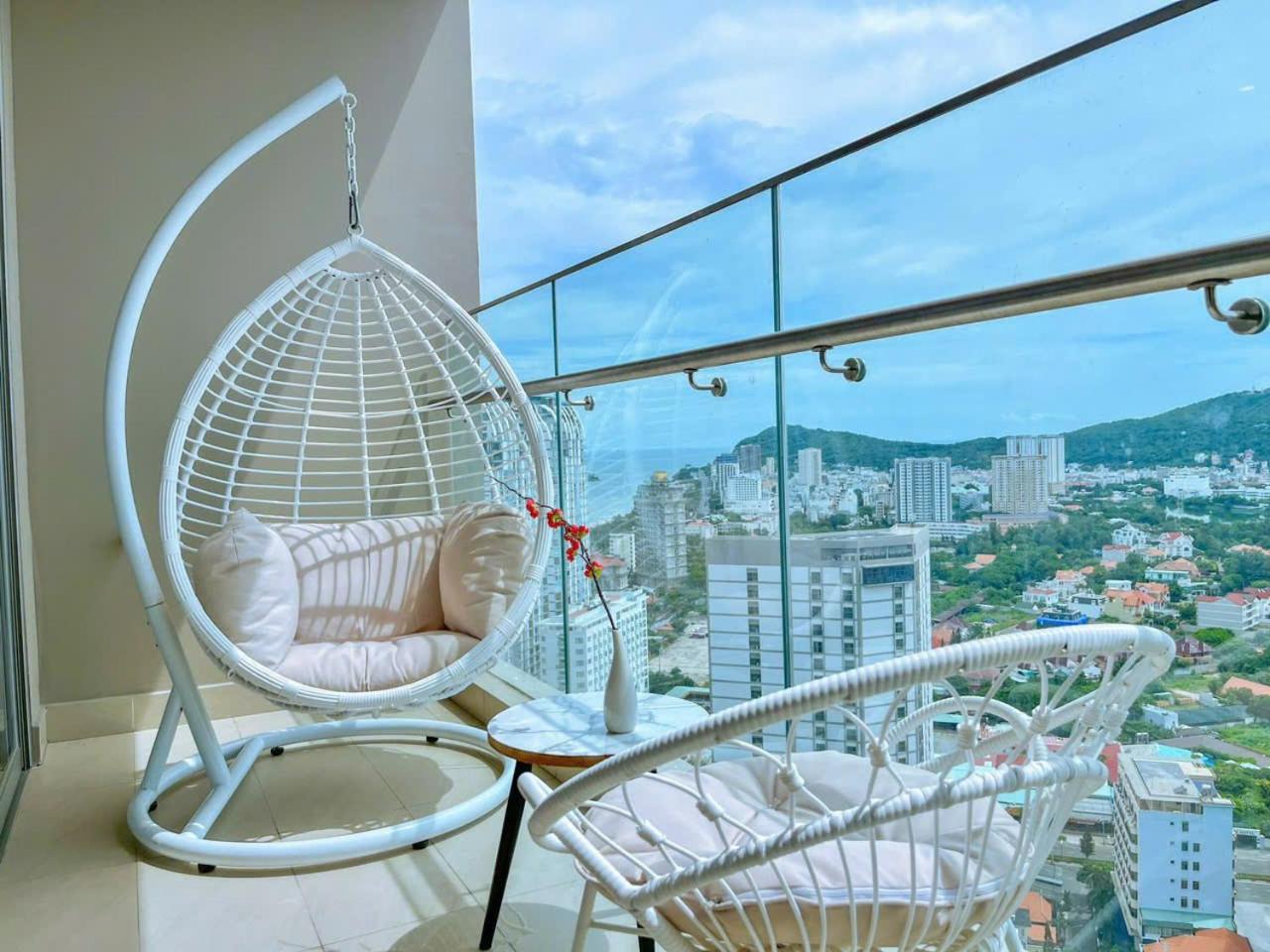 The Sóng Apartment - Căn Hộ Nghỉ Dưỡng Miễn Phí Hồ Bơi Vô Cực,Công Viên Nước Trẻ Em Vung Tau Exterior foto